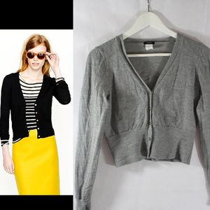 J.Crew Wool Sweater Golden Buttons